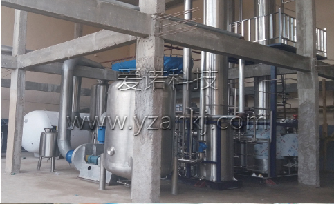 中非柴油發(fā)電機組煙氣 CO?回收裝置現場